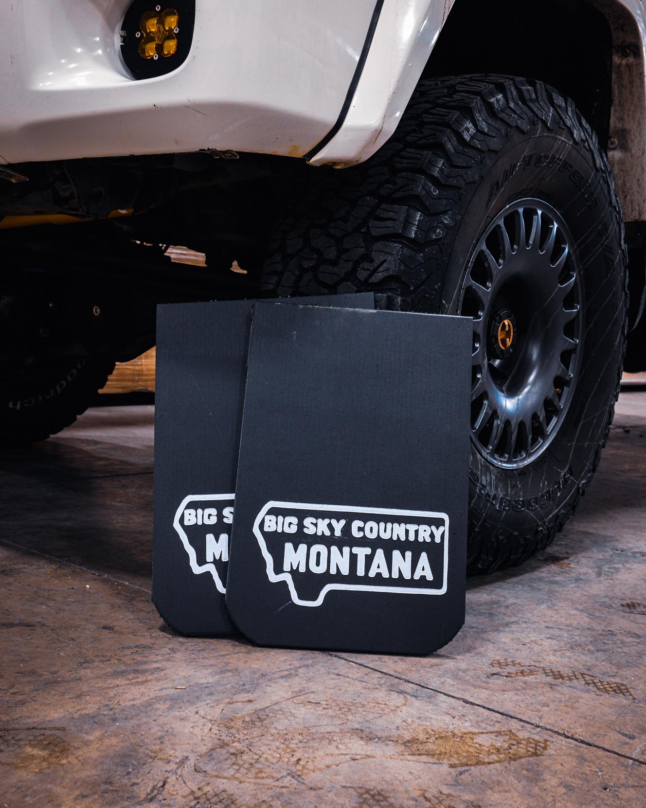 Big Sky Country Montana Mudflap Set (12"x18"x3/8")