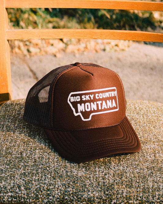 MONTANA FOAMIE TRUCKER HAT (BROWNIE)